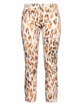 Celyn b. Animal Print Cropped Pants made in Italy NWT